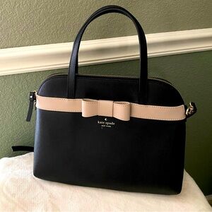 Kate spade black and pink purse